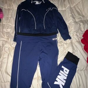 PINK brand set (navy blue)